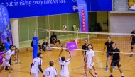 The players taking part in a volleyball tournament during an earlier edition of the Ramadan Sports Festival organised by the Aspire Zone Foundation in this file photo.