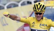 Chris Froome was airlifted to hospital in Saint-Etienne for emergency surgery after slamming into a wall at high speed during practice on Wednesday ahead of the fourth stage of the Criterium du Dauphine race in central France.