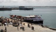 Workers at Sea Port of Kismayu, Somalia. File photo for representational purposes only.