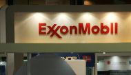  A logo of the Exxon Mobil Corp is seen at the Rio Oil and Gas Expo and Conference in Rio de Janeiro, Brazil September 24, 2018. Reuters/Sergio Moraes