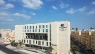 The exterior view of  DoubleTree by Hilton Doha - Al Sadd