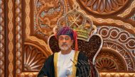 Sultan Haitham bin Tariq al-Said gives a speech after being sworn in before the royal family council in Muscat, Oman January 11, 2020. REUTERS/Sultan Al Hasani