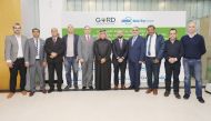 GORD and ASHRAE officials during the MoU signing ceremony at GORD headquarters at Qatar Science & Technology Park.