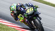 Monster Energy Yamaha's Italian rider Valentino Rossi steers through a corner during the second day of the pre-season MotoGP winter test at the Sepang International Circuit in Sepang on February 8, 2020. / AFP / Mohd RASFAN