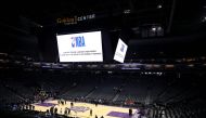 (FILES) In this file photo taken on March 10, 2020 the game between the New Orleans Pelicans and the Sacramento Kings was postponed because of the corona virus at Golden 1 Center on March 11, 2020 in Sacramento, California.  / AFP /EZRA SHAW