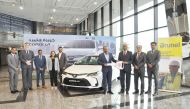 The officials during the event at Al Abdulghani Tower Toyota Showroom.