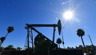 A pumpjack from energy company Signal Hill Petroleum is seen in Signal Hill, California. (AFP / Frederic J. BROWN / File photo)