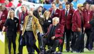 (FILES) In this file photo Don Shula of the NLF 100 All-Time Team is honored on the field prior to Super Bowl LIV between the San Francisco 49ers and the Kansas City Chiefs at Hard Rock Stadium on February 2, 2020 in Miami, Florida. AFP / Getty Images Nor