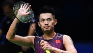  Lin Dan of China (AFP / Johannes EISELE)