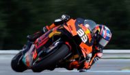 MotoGP - Czech Republic Grand Prix - Masaryk Circuit, Brno, Czech Republic - August 9, 2020 Red Bull KTM Factory Racing's Brad Binder in action during the race REUTERS/David W Cerny