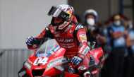 Mission Winnow Ducati Corse's Andrea Dovizioso celebrates winning the race REUTERS/Lisi Niesner