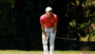 Rory McIlroy of Northern Ireland reacts to his shot from the second tee during the final round of the TOUR Championship at East Lake Golf Club on September 07, 2020 in Atlanta, Georgia. (Sam Greenwood/Getty Images/AFP)