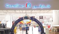 A poster of the fundraising campaign launched by Carrefour Qatar. 