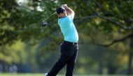 Patrick Reed plays his shot from the second tee during the second round of the U.S. Open golf tournament at Winged Foot Golf Club - West. (Brad Penner-USA TODAY Sports)