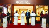 Qatar Airways Group Chief Executive H E Akbar Al Baker, Hamad International Airport Chief Operating Officer Engr Badr Al Meer, Qatar Duty Free Vice-President Operations, Thabet Musleh, and VIP guests at the opening. 
