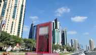 Corniche gets ready for Qatar National Day celebrations. Pic: Salim Matramkot / The Peninsula 