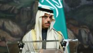 Saudi Arabia's Foreign Minister Prince Faisal bin Farhan Al Saud attends a news conference following talks with Russia's Foreign Minister Sergei Lavrov in Moscow, Russia January 14, 2021. Russian Foreign Ministry/Handout via Reuters