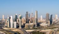 FILE PHOTO: An aerial view shows little traffic on the roads of Kuwait City after the country entered virtual lockdown, following the outbreak of coronavirus, in Kuwait City, Kuwait March 16, 2020. Picture taken with a drone. REUTERS/Stephanie McGehee/Fil