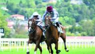 Alexandre Gavilan guides Cephale de Ghazal to win at San Sebastian Racetrack in Lasarte-Oria, Spain. Pic: Hipódromo San Sebastián