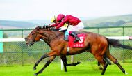 Oisin Murphy guiding Mise En Scene to victory at Goodwood yesterday. Pic: Steve Davies