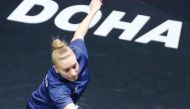 A player in action during the WTT Contender at Lusail Sports Hall in this file photo.