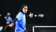 Qatar's Maha Ali in action against Iran's Melika Karami on the opening day of the WTT Star Contender started at the Lusail Sports Arena.