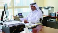 Qatar Swimming Association President Khalil Al Jaber attends the meeting.