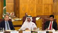 Secretary-General of the Ministry of Foreign Affairs H E Dr. Ahmed bin Hassan Al Hammadi (centre) heading Qatar's delegation at 17th session of the Arab Human Rights Committee at the headquarters of the Arab League’s General Secretariat. Ambassador of Qat