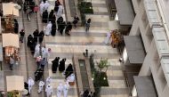 Customers shopping at Msheireb Market.