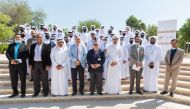 Officials at the Qatar University College of Engineering (QU-CENG), during the Engineering Week 2021.