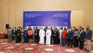 Katara General Manager and GPDNet President Prof Dr. Khalid bin Ibrahim Al Sulaiti and other dignitaries at the Global Public Diplomacy Network’s 7th General Assembly.