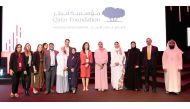 H E Sheikha Hind bint Hamad Al Thani, Vice-Chairperson and CEO of Qatar Foundation, with TEDinArabic guests and organisers. 