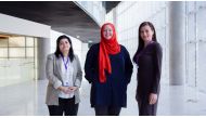 The new academic advisers at the Northwestern University in Qatar.