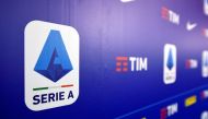 File photo for representational purposes only. The Telecom Italia (TIM) logo is displayed next to the Italian professional football league logo (Serie A).