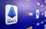 File photo for representational purposes only. The Telecom Italia (TIM) logo is displayed next to the Italian professional football league logo (Serie A).