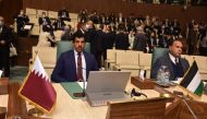 Ambassador of Qatar to Egypt and Permanent Representative of Qatar to Arab League H E Salem Mubarak Al Shafi participating in the event.