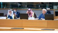 Minister of State for Foreign Affairs H E Sultan bin Saad Al Muraikhi attending the 26th session of the joint council and ministerial meeting of the EU and GCC. 