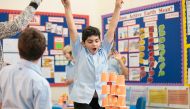 Students participating in an activity at Compass International School – Doha.