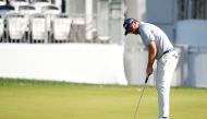 Matthew NeSmith putts on the 8th green during the second round of the Valspar Championship golf tournament. (Jasen Vinlove-USA TODAY Sports)