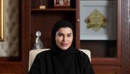 Minister of Social Development and Family H E Maryam bint Ali bin Nasser Al Misnad receiving the honour remotely.