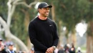 FILE PHOTO: Tiger Woods. Mandatory Credit: Gary A. Vasquez-USA TODAY Sports/File Photo
