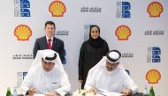 Qatar Museums Chairperson H E Sheikha Al Mayassa bint Hamad bin Khalifa Al Thani and Qatar Shell Companies Managing Director and Chairman Richard Tallant officiated the signing of agreement. 