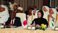 Minister of Education and Higher Education H E Buthaina bint Ali Al Jabr Al Nuaimi at the conference.