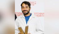 Majid Al Remaihi after winning at Vienna Shorts Film Festival