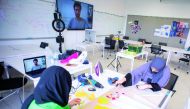 VCUarts Qatar students participate in the two-day virtual session titled “A Second Life for Plastic” led by Thomas Egoumenides.