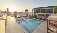 The Mandarin Oriental, Doha’s rooftop pool