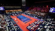 A file photo of the Khalifa International Tennis and Squash Complex during last year's World Padel Championships.