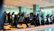 Latest state-of-the-art high-tech training equipment at Sheraton Fitness Centre.