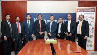 The agreement was signed by Jeff Bennett, General Manager of Husqvarna ME and VS Narayanan, Managing Director of OTC in the presence of OTC & Husqvarna officials. OTC: FM - Mathew V.M., GM Sales - Murugavel, Divisional Manager – Victor George, Marketing Manager – Sunil Kurup, Product Manager – Sajin Das and Husqvarna: BDM - Vickram Bhalla.