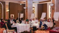 Participants during the workshop on  the Qatar Dietary Guidelines.
